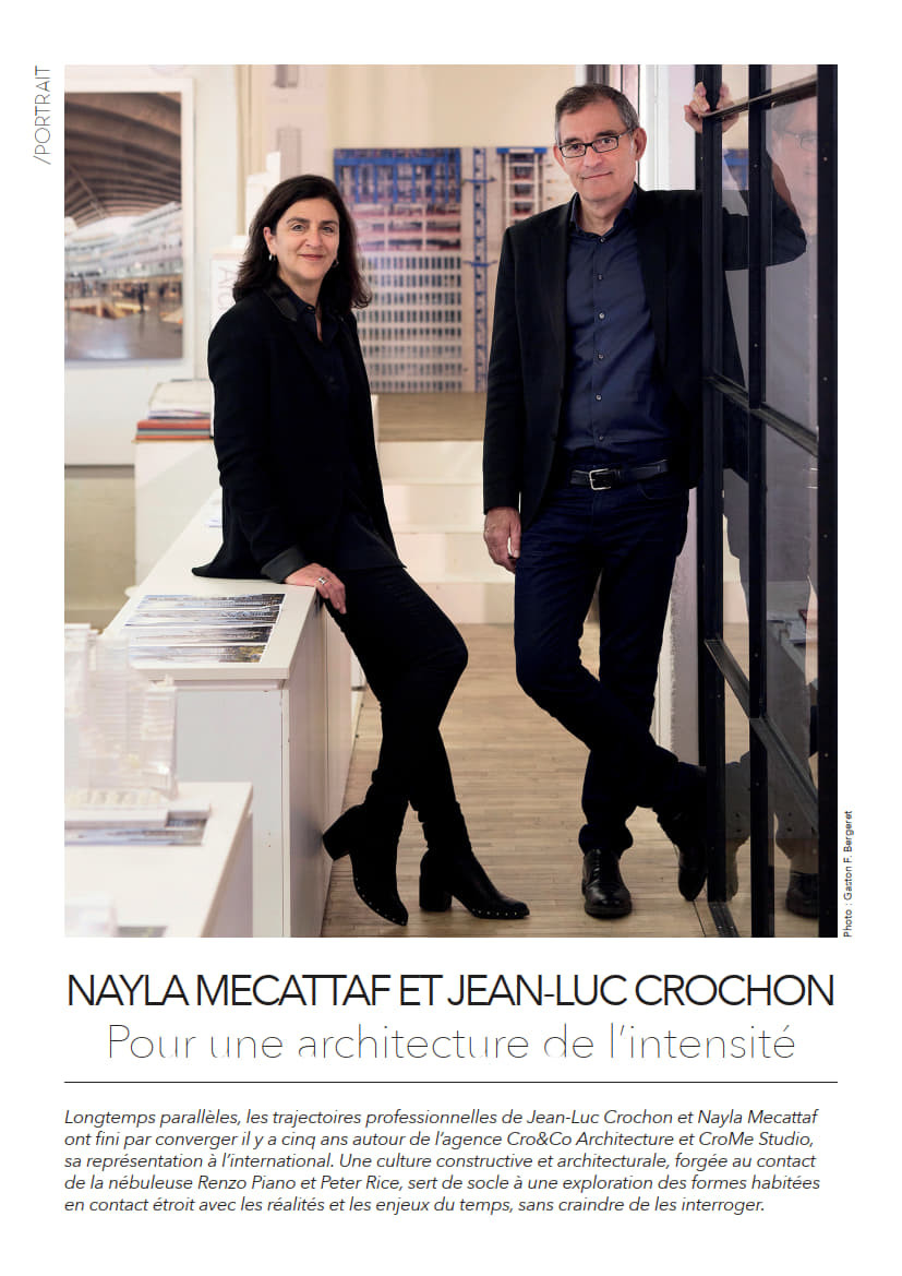 MATIERES magazine / Editorial and interview - © Cro&Co